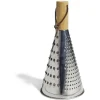 Gifi Râpe conique multifonction inox gris et manche bambou