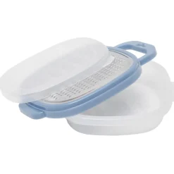 Gifi Râpe inox avec récipient en plastique