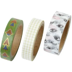 Gifi Beauté^Ruban adhésif fantaisie Color block x3