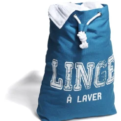 Gifi Entretien Du Linge|Sac à linge bleu XXL