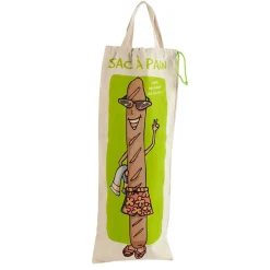 Gifi Sac à pain humoristique en coton
