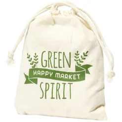 Gifi Sac à provisions réutilisable en coton 36x35cm