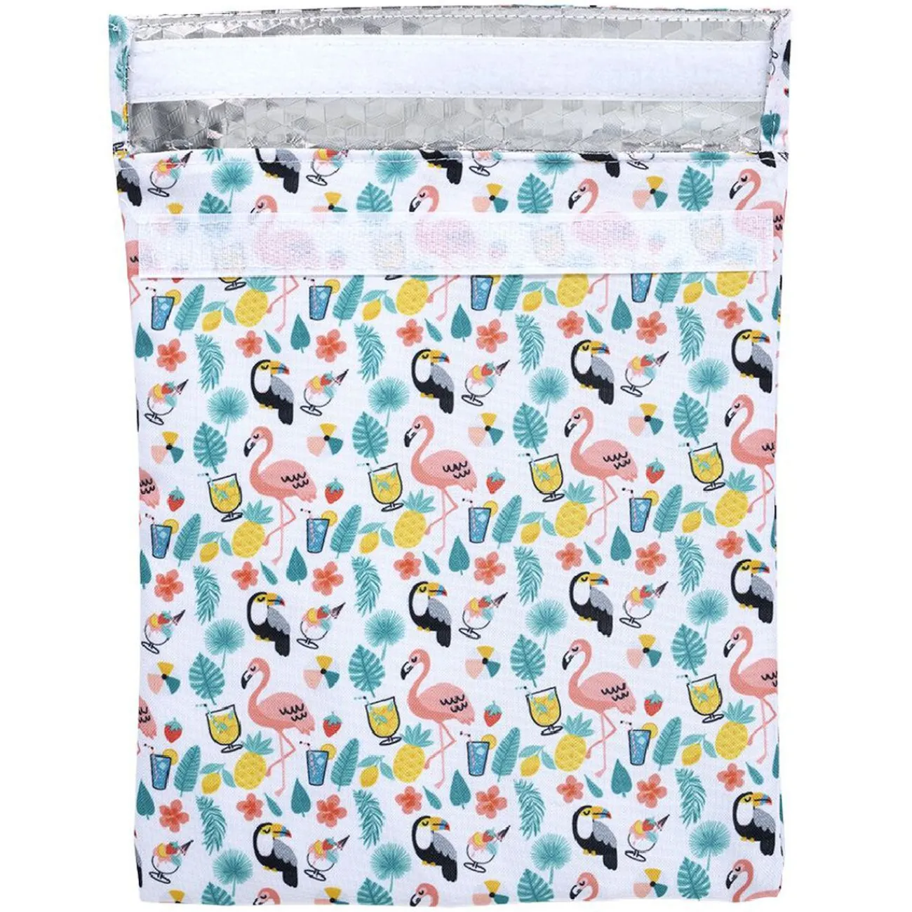 Gifi Sac à sandwich réutilisable motif tropical