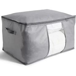 Gifi Entretien Du Linge|Sac de rangement avec poignées et fermeture à glissière 59x40x35cm