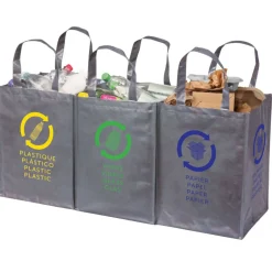 Gifi Nettoyage Et Entretien|Sac de tri Plastique Verre Papier x3