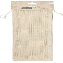 Gifi Sac en coton blanc x3