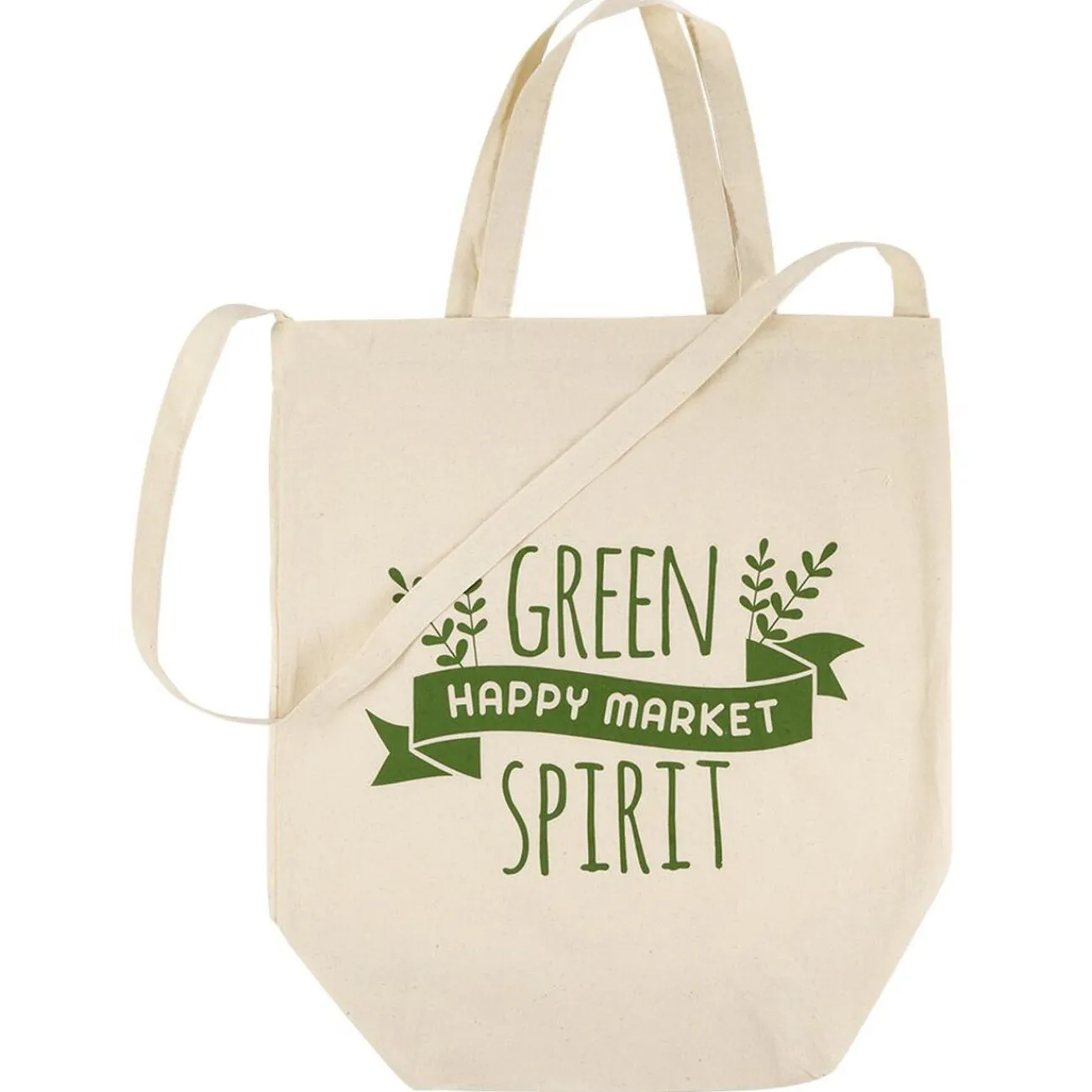 Gifi Sac en coton réutilisable avec 2 anses 43x49cm