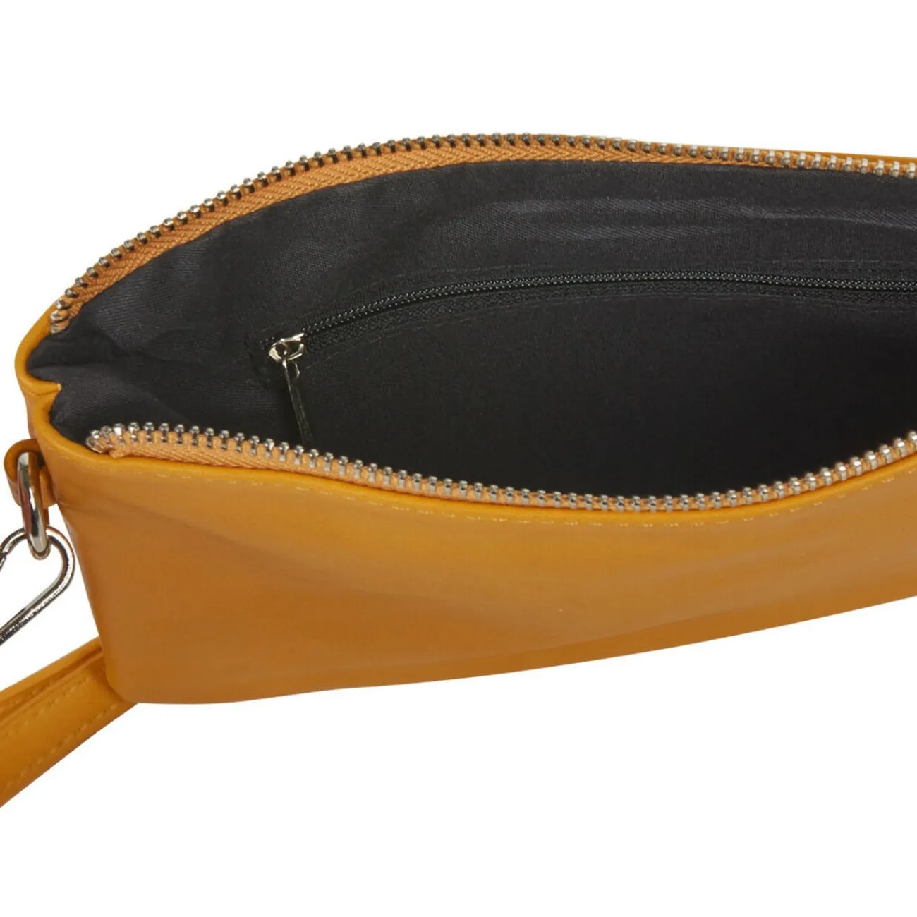 Gifi Beauté^Sac pochette à bandoulière moutarde