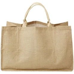 Gifi Rangement|Sac porte bûche en jute L65xl30xH40cm