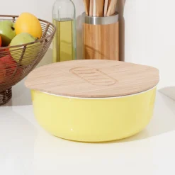 Gifi Saladier + couvercle 2 en 1 en bambou