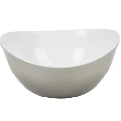 Gifi Saladier bicolore gris blanc