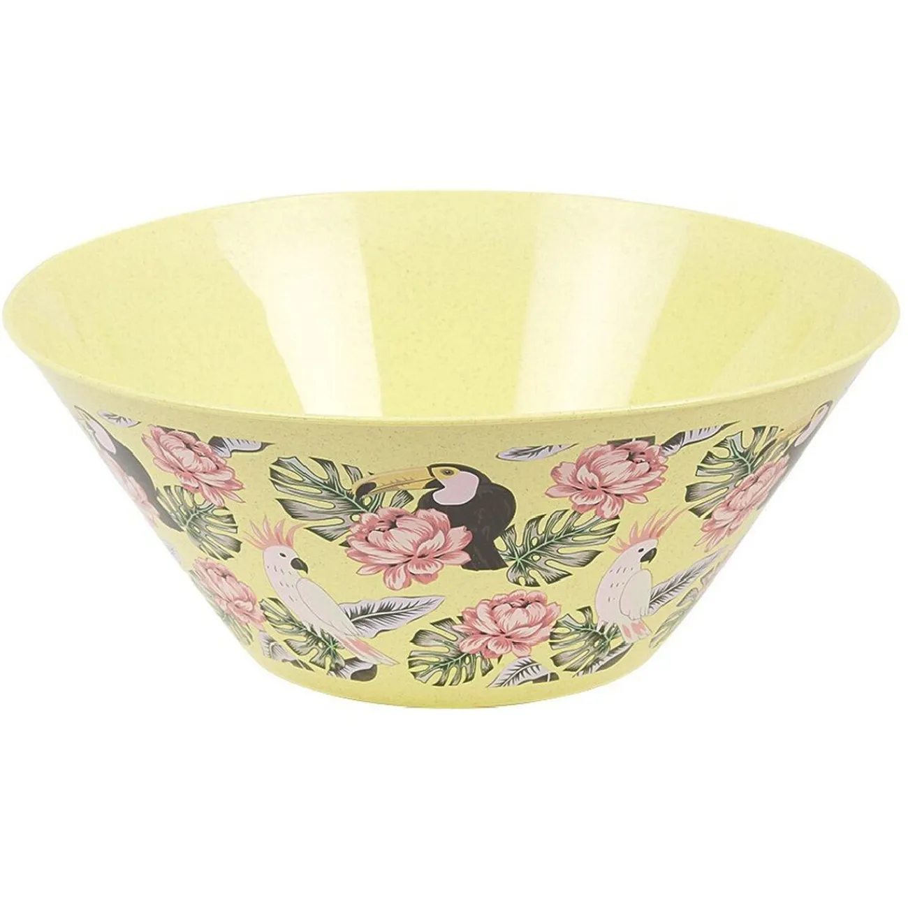 Gifi Saladier décor oiseau et feuille