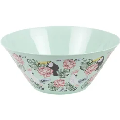 Gifi Saladier décor oiseau et feuille