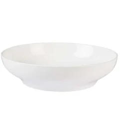 Gifi Saladier de service rond en porcelaine blanc
