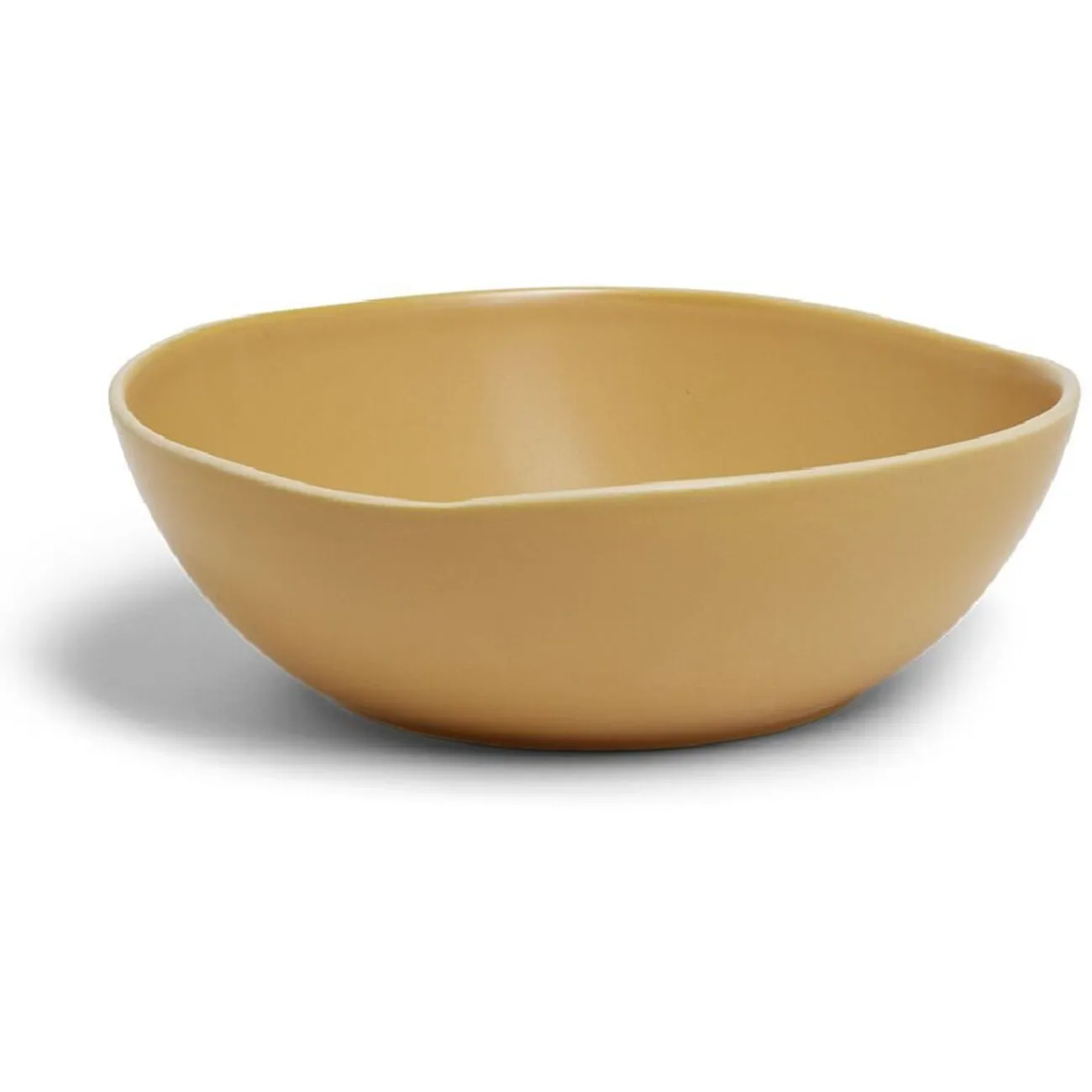 Gifi Saladier en faïence jaune Ø25xH8cm