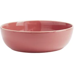 Gifi Saladier en faïence Terracotta avec liseré crème