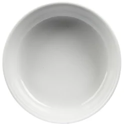 Gifi Saladier en porcelaine design martelé blanc