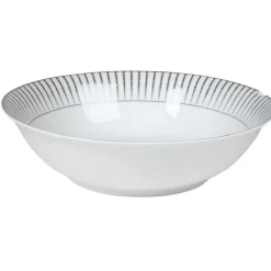 Gifi Saladier en porcelaine motif argenté