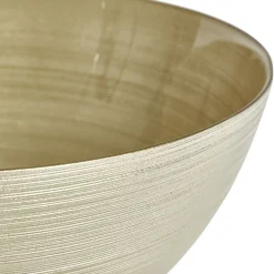 Gifi Saladier en verre doré Ø30xH10cm