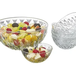 Gifi Saladier et 6 coupelles Diamond