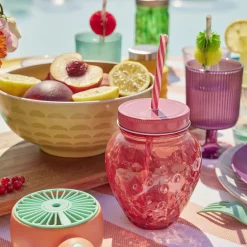 Gifi Saladier faïence à motifs Ø20xH8,5cm