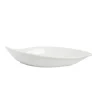 Gifi Saladier forme feuille porcelaine uni blanc