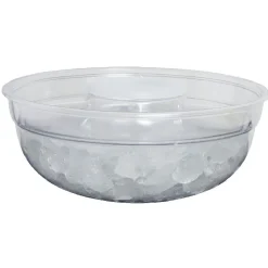 Gifi Saladier fraîcheur multicompartiments transparent et vert