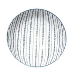 Gifi Saladier haut en porcelaine décor intérieur, extérieur uni Ø20xH9,7cm