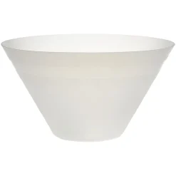 Gifi Saladier plastique blanc translucide Ø28xH10 cm