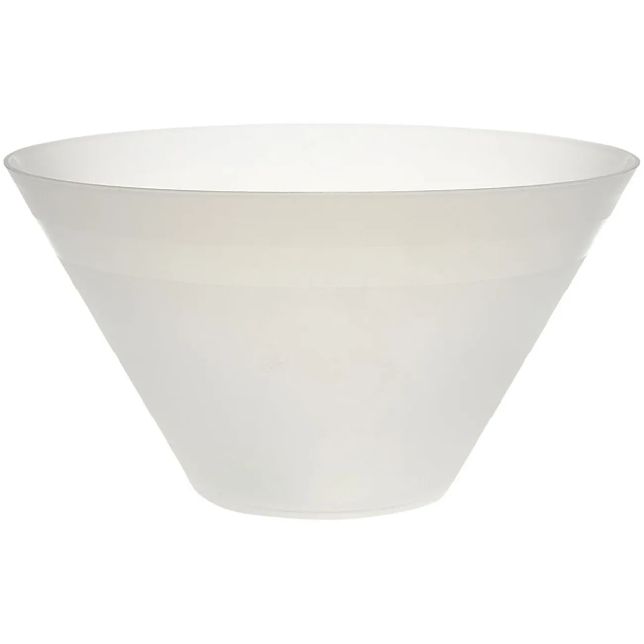 Gifi Saladier plastique blanc translucide Ø28xH10 cm