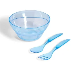 Gifi Saladier plastique Ø25cm avec couverts à salade - 3 modèles