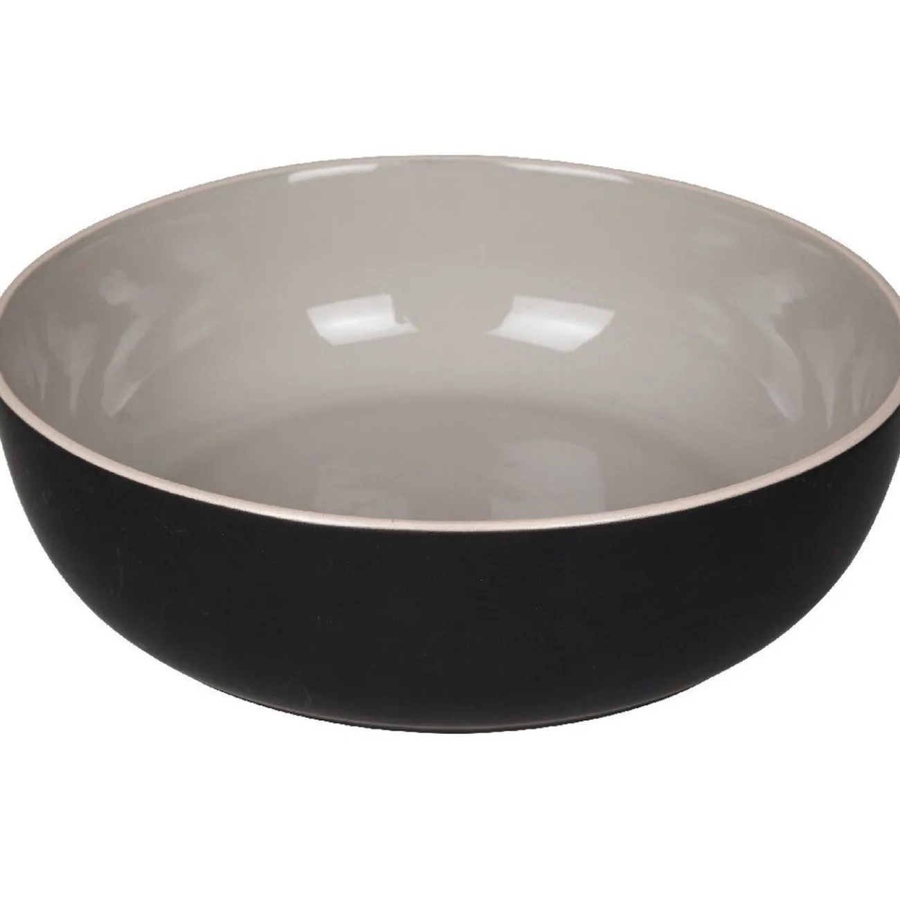 Gifi Saladier Zenco bicolore gris et taupe