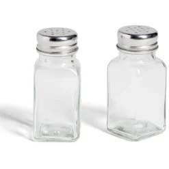 Gifi Salière et poivrière en verre