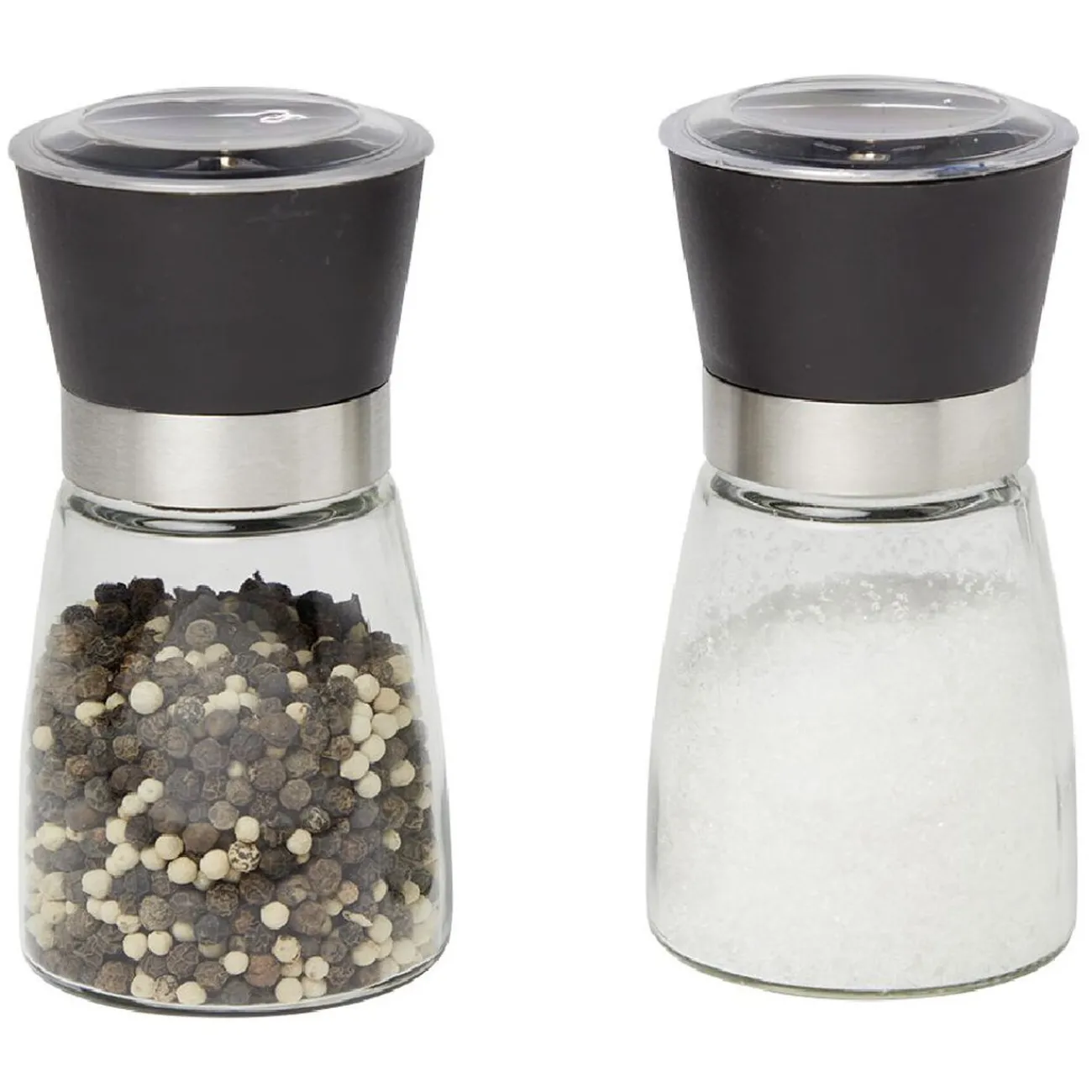 Gifi Salière poivrière avec couvercle Ø6,5xH13cm