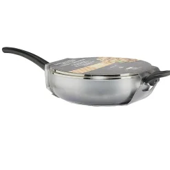 Gifi Sauteuse aluminium anti adhérente grise Ø 28