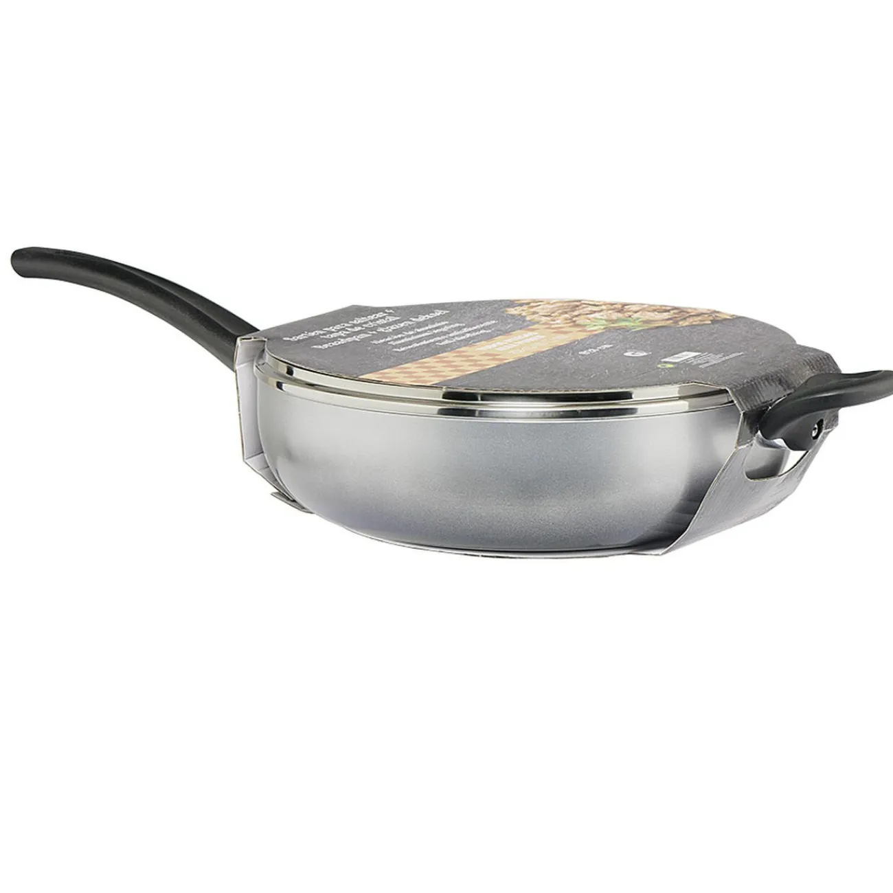 Gifi Sauteuse aluminium anti adhérente grise Ø 28
