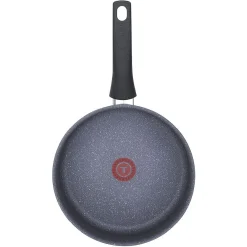Gifi Sauteuse Tefal aluminium effet pierre avec couvercle Ø24cm