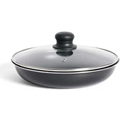 Gifi Sauteuse tous feux dont induction sans manche aluminium noir Ø25xH6,5cm