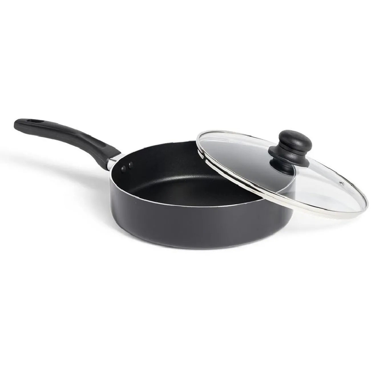 Gifi Sauteuse tous feux sauf induction aluminium noir Ø24cm