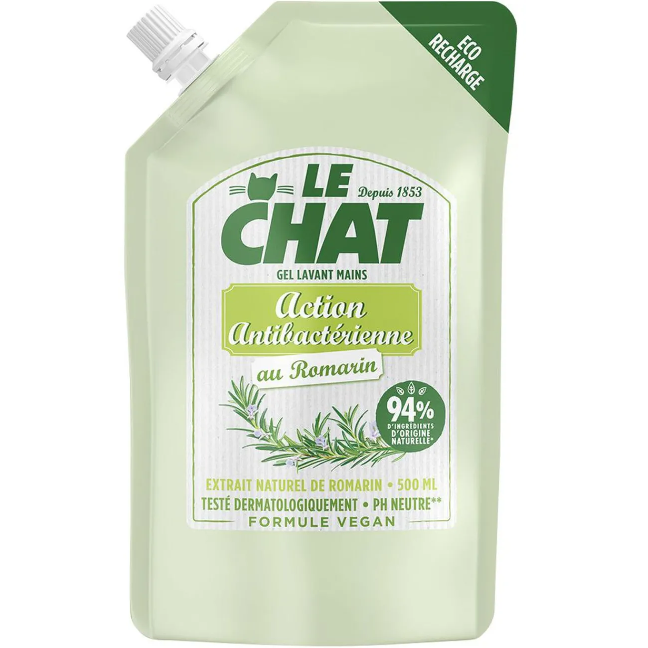 Gifi Bien-Être^Savon liquide romarin Le Chat recharge 500ml