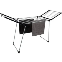 Gifi Entretien Du Linge|Séchoir à linge horizontal blanc et bleu 20 m d'étendage