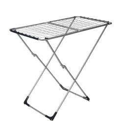 Gifi Entretien Du Linge|Séchoir à linge horizontal gris et bleu 18 m d'étendage