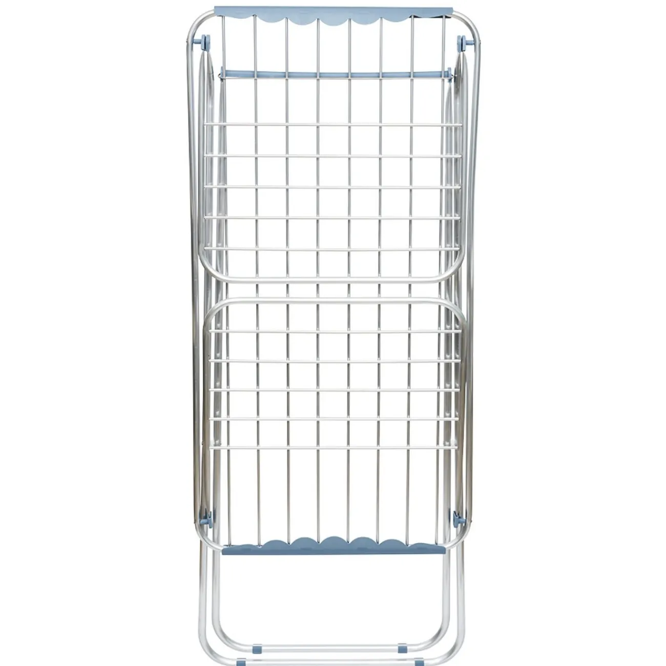 Gifi Entretien Du Linge|Séchoir à linge horizontal étendoir avec rabats aluminium noir