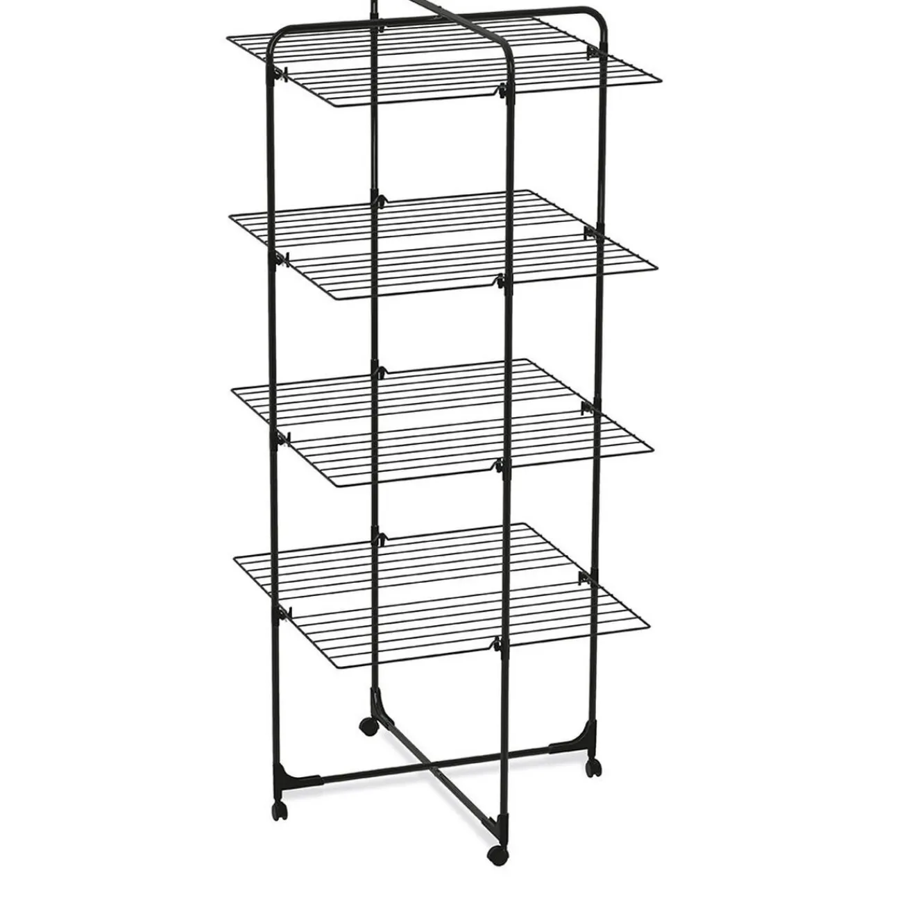 Gifi Entretien Du Linge|Séchoir 4 niveaux acier laqué anti-rouille 40m