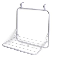 Gifi Entretien Du Linge|Séchoir de porte 51x41xH51cm fer blanc