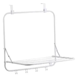 Gifi Entretien Du Linge|Séchoir de porte 51x41xH51cm fer blanc