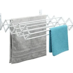 Gifi Entretien Du Linge|Séchoir extensible à fixer au mur