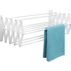 Gifi Entretien Du Linge|Séchoir extensible à fixer au mur