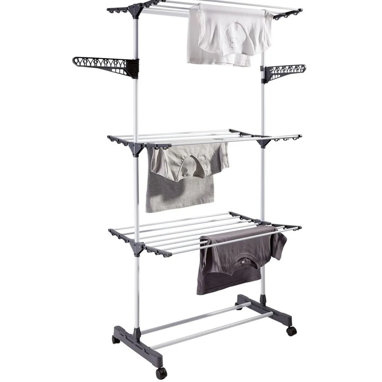 Gifi Entretien Du Linge|Séchoir étendoir à linge avec porte cintre 20m