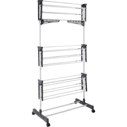 Gifi Entretien Du Linge|Séchoir étendoir à linge avec porte cintre 20m